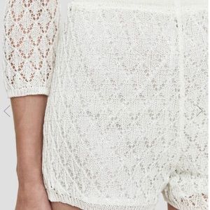 Farrow lacy knit shorts
